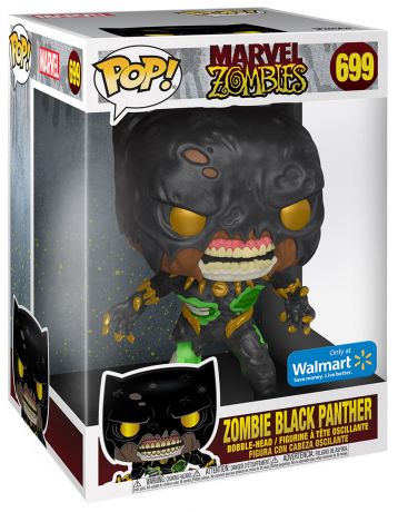 Figurine Funko Pop Marvel Zombies #699 Black Panther zombie - 25 cm