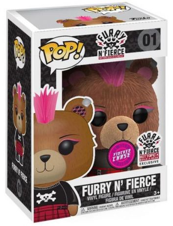 Figurine Funko Pop Icônes de Pub #01 Furry N’ Fierce Flocked [Chase]