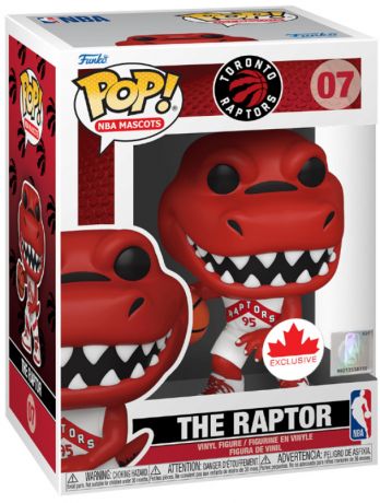 Figurine Funko Pop NBA #07 Mascotte Toronto Raptors 