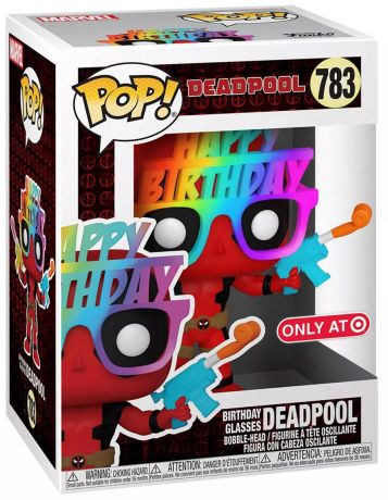 Figurine Funko Pop Deadpool [Marvel] #783 Lunettes d'anniversaire Deadpool