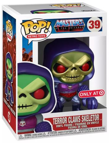 Figurine Funko Pop Les Maîtres de l'univers #39 Skeletor with Terror Claws - Métallique 