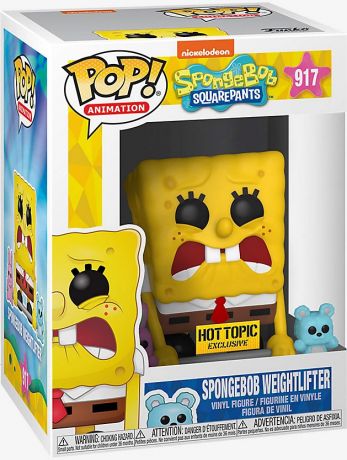 Figurine Funko Pop Bob l'Eponge #917 Haltérophile Bob l'éponge