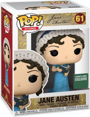 Figurine Funko Pop Célébrités #61 Jane Austen avec livre