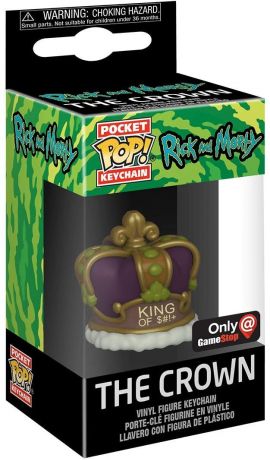 Figurine Funko Pop Rick et Morty La Couronne - Porte clés