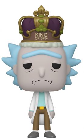 Figurine Funko Pop Rick et Morty #649 Rick avec couronne 