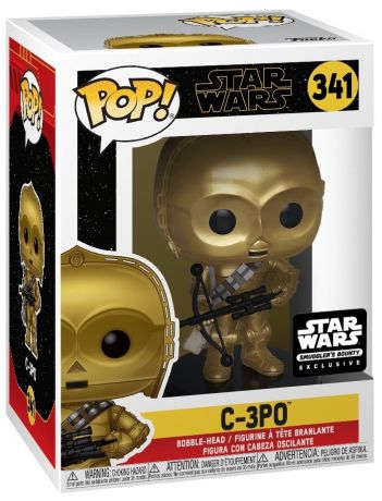 Figurine Funko Pop Star Wars 9 : L'Ascension de Skywalker #341 C-3PO with Bowcaster