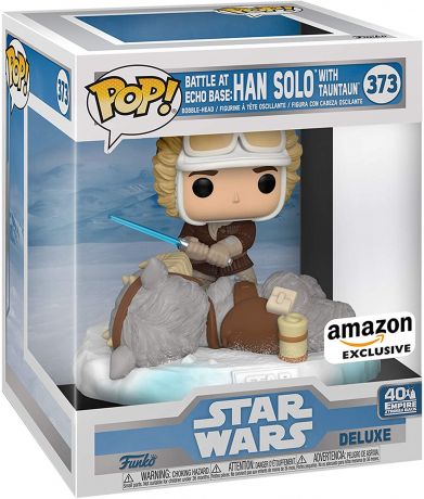 Figurine Funko Pop Star Wars 5 : L'Empire Contre-Attaque #373 Battle at Echo Base: Han Solo avec Tauntaun