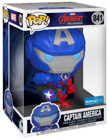 Figurine Funko Pop Marvel : Avengers Mech Strike #841 Captain America - 25 cm