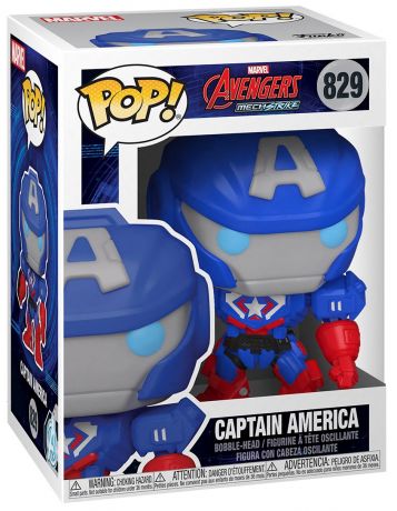 Figurine Funko Pop Marvel : Avengers Mech Strike #829 Captain America