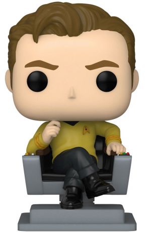 Figurine Funko Pop Star Trek #1136 Captain Kirk sur fauteuil 