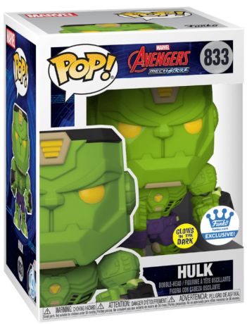 Figurine Funko Pop Marvel : Avengers Mech Strike #833 Hulk - Glow In The Dark