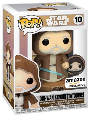 Figurine Funko Pop Star Wars 4 : Un nouvel espoir #10 Obi-Wan Kenobi avec Pins