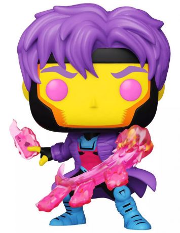 Figurine Funko Pop Marvel Comics #798 Gambit - Black Light