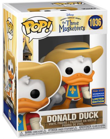 Figurine Funko Pop Mickey, Donald, Dingo : Les Trois Mousquetaires #1036 Donald Duck