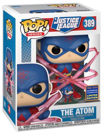 Funko Pop - The Atom #389 (adesivo Exclusivo De Compras Na Convenção) - Liga Da Justiça - #389