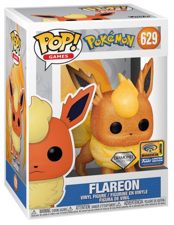 Figurine Funko Pop Pokémon #629 Pyroli - Diamant 