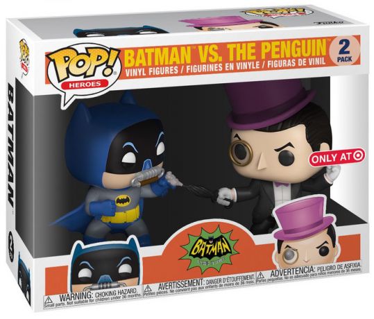 Figurine Funko Pop Batman Série TV [DC] Batman vs The Penguin Pack