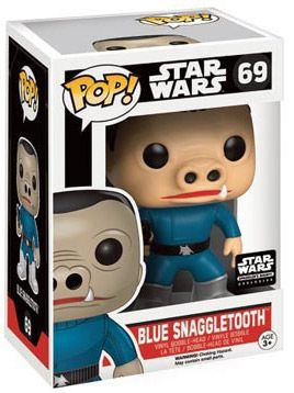 Figurine Funko Pop Star Wars 1 : La Menace fantôme #69 Blue Snaggletooth