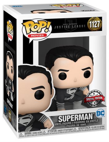 Figurine Funko Pop Zack Snyder's Justice League #1127 Costume noir Superman