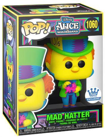 Figurine Funko Pop Alice au Pays des Merveilles [Disney] #1060 Chapelier fou - Black Light 