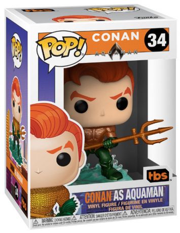 Figurine Funko Pop Conan O'Brien #34 Conan O'Brian en Aquaman