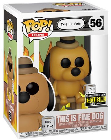 Figurine Funko Pop Célébrités #56 This is Fine Dog