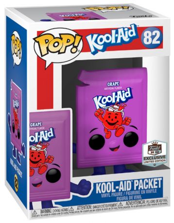 Figurine Funko Pop Icônes de Pub #82 Kool-Aid – Original Grape Kool-Aid Packet