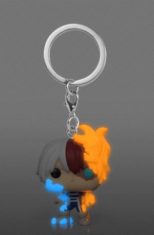 Figurine Funko Pop My Hero Academia Todoroki Glow in the Dark - Porte clés