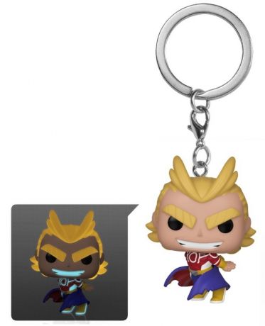 Figurine Funko Pop My Hero Academia Silver Age All Might - Glow in the Dark - Porte clés