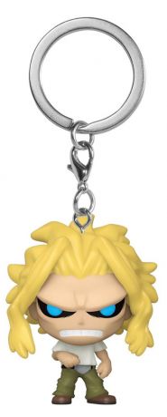 Figurine Funko Pop My Hero Academia All Might Affaibli Glow In The Darj k - Porte clés