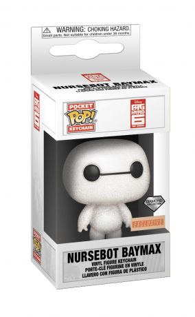 Figurine Funko Pop Les Nouveaux Héros [Disney] Nursebot Baymax Diamant - Porte clés