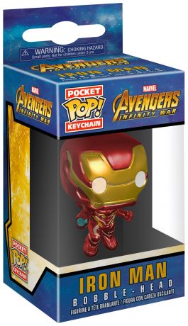 Figurine Funko Pop Avengers : Infinity War [Marvel] Iron Man - Porte-clés