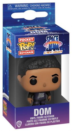 Figurine Funko Pop Space Jam : Nouvelle ère Dom - Porte clés