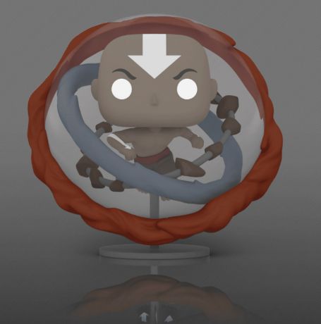 Figurine Funko Pop Avatar: le dernier maître de l'air #1000 Aang L'état d'Avatar - 15 cm - Glow in the Dark