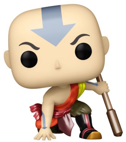 Figurine Funko Pop Avatar: le dernier maître de l'air #995 Aang - Métallique