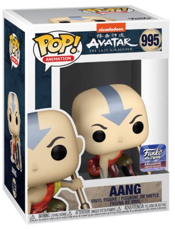 Figurine Funko Pop Avatar: le dernier maître de l'air #995 Aang - Métallique