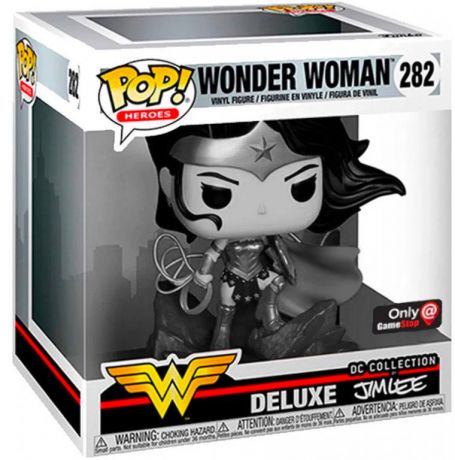 Figurine Funko Pop Wonder Woman [DC] #282 Wonder Woman Jim Lee Deluxe - Noir et Blanc