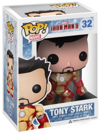 Figurine Funko Pop Iron Man 3 #32 Tony Stark démasqué