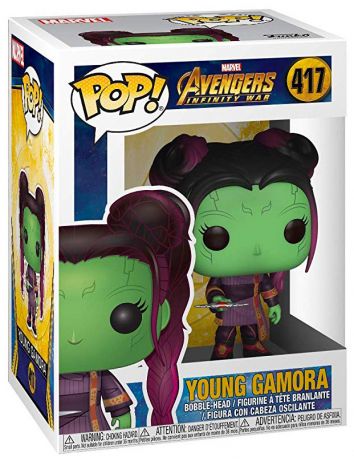 Figurine Funko Pop Avengers : Infinity War [Marvel] #417 Gamora Jeune - Avec Poignard