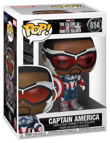Figurine Funko Pop Falcon et le Soldat de l'Hiver #814 Captain America