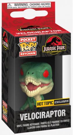 Figurine Funko Pop Jurassic Park Velociraptor - Porte clés