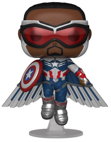 Figurine Funko Pop Falcon et le Soldat de l'Hiver #817 Captain America vole