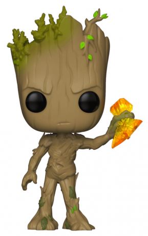 Figurine Funko Pop Avengers : Infinity War [Marvel] #416 Groot - Avec Stormbreaker