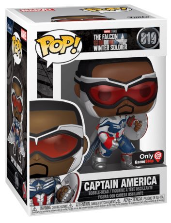 Figurine Funko Pop Falcon et le Soldat de l'Hiver #819 Captain America