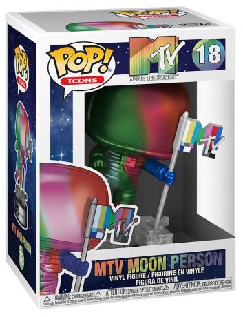 Figurine Funko Pop Personnalités Publiques #18 MTV Rainbow Moon Person