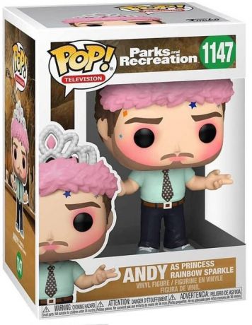 Figurine Funko Pop Parcs et Loisirs #1147 Andy en princesse arc-en-ciel 