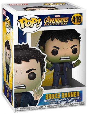 Figurine Funko Pop Avengers : Infinity War [Marvel] #419 Bruce Banner - En colère