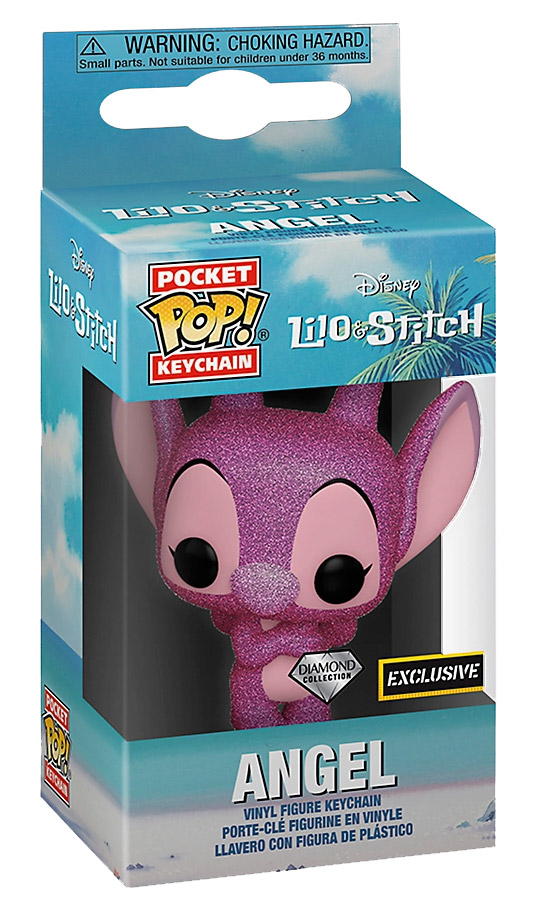 Figurine Pop Lilo et Stitch [Disney] pas cher : Angel - Porte-clés