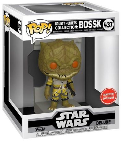 Figurine Funko Pop Star Wars 5 : L'Empire Contre-Attaque #437 Bounty Hunters Collection : Bossk