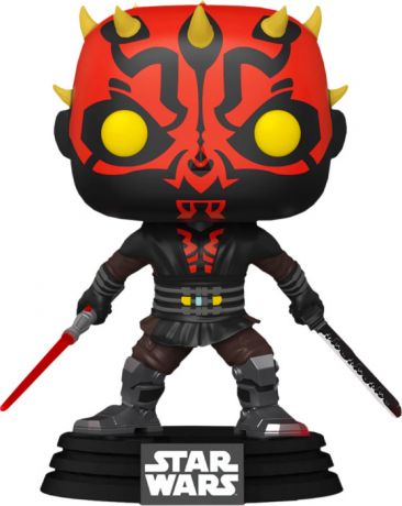 Figurine Funko Pop Star Wars : The Clone Wars #450 Dark Maul avec Darksaber